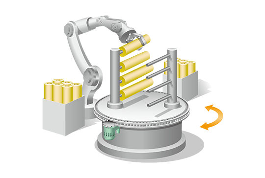 पिन गियर ड्राइव यूनिट