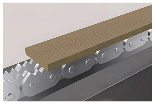 विशेष लगाव के साथ चेन, लकड़ी के काम के लिए पहनने के लिए प्रतिरोधी