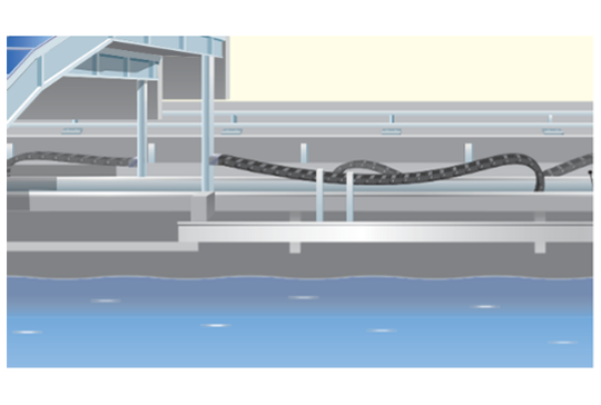 ケーブルベヤ TKP形 ロングスパン仕様