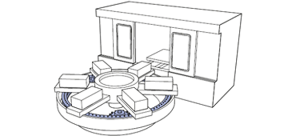 मशीन टूल्स के लिए पैलेट परिवर्तक