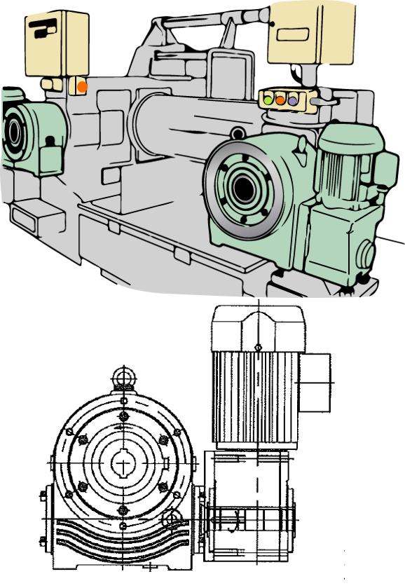 रबर मिश्रण रोल चौड़ाई समायोजन