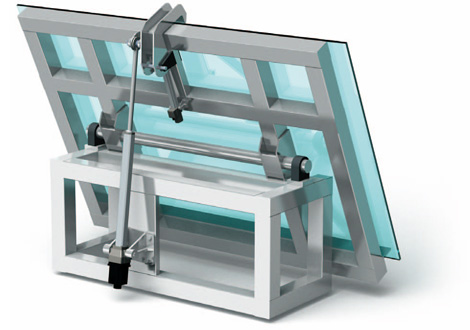 ग्लास सब्सट्रेट झुकाव उपकरण