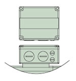 टर्मिनल बॉक्स का आकार