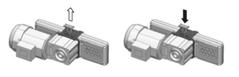ハイポイドモートル付チェーン進行方向