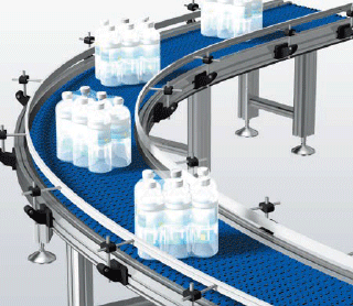 पीईटी बोतल पेय परिवहन छवि चित्रण