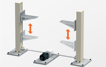लाइन शाफ्ट तुल्यकालिक प्रकार