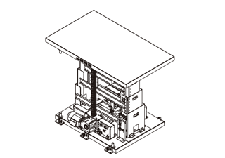 300 किग्रा 3-चरण दूरबीन प्रकार