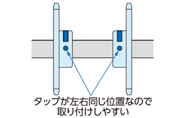 दर्पण छवि में आधा-असेंबल