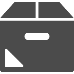 कार्डबोर्ड बॉक्स आइकन